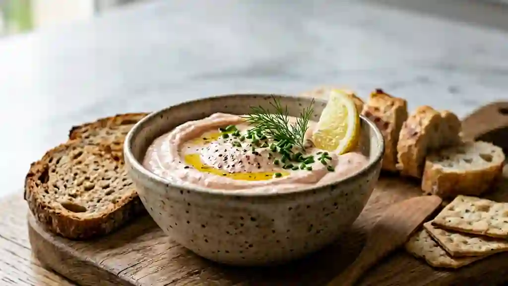 Tarama onctueux au fromage frais et citron - Photo de présentation