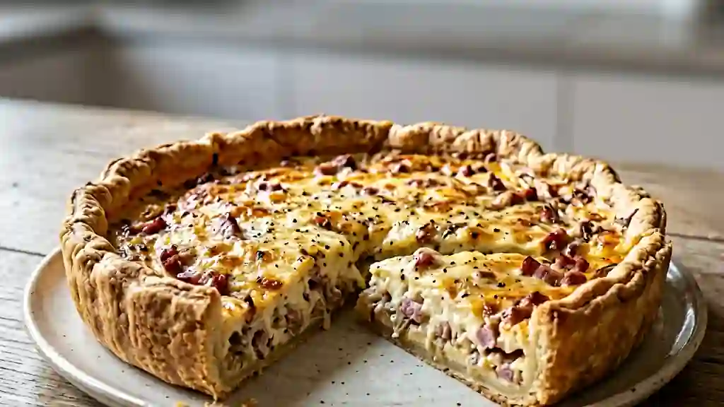 Tarte à gros bords du Nord croustillante - Photo de présentation