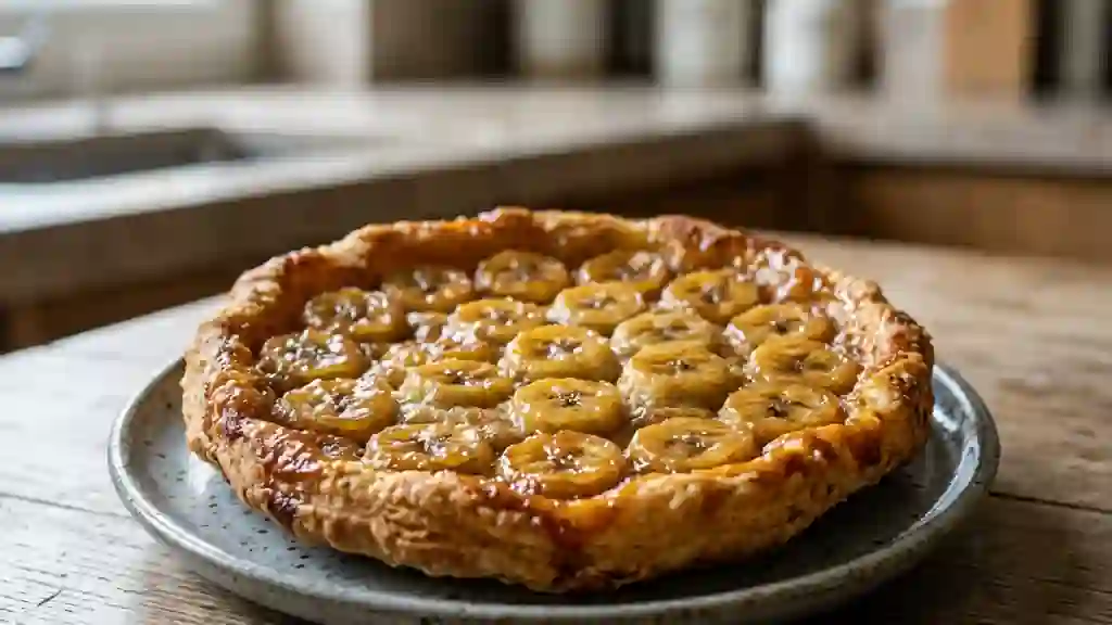 Tarte Banane Fondante et Caramélisée - Photo de présentation