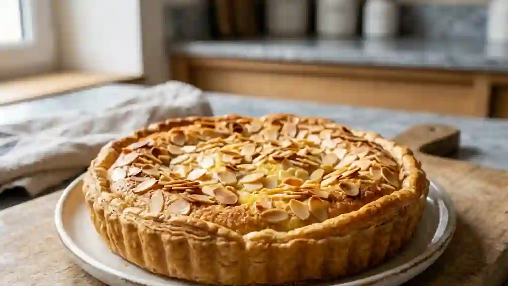 Tarte frangipane croustillante et cœur fondant - Photo de présentation