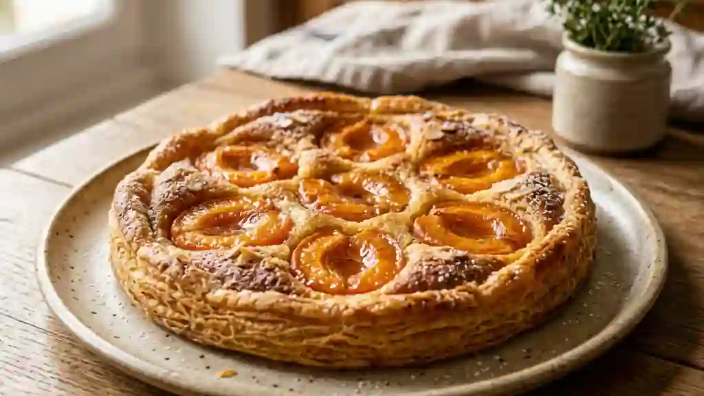 Tarte Croustillante Frangipane et Abricots - Photo de présentation