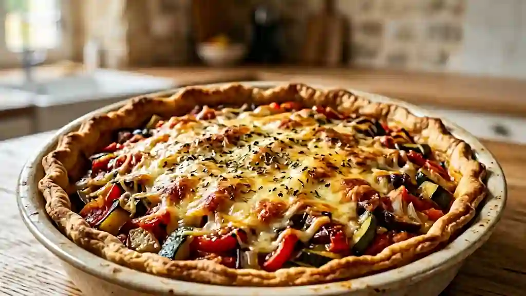 Tarte Ratatouille Fondante et Gratinée - Photo de présentation