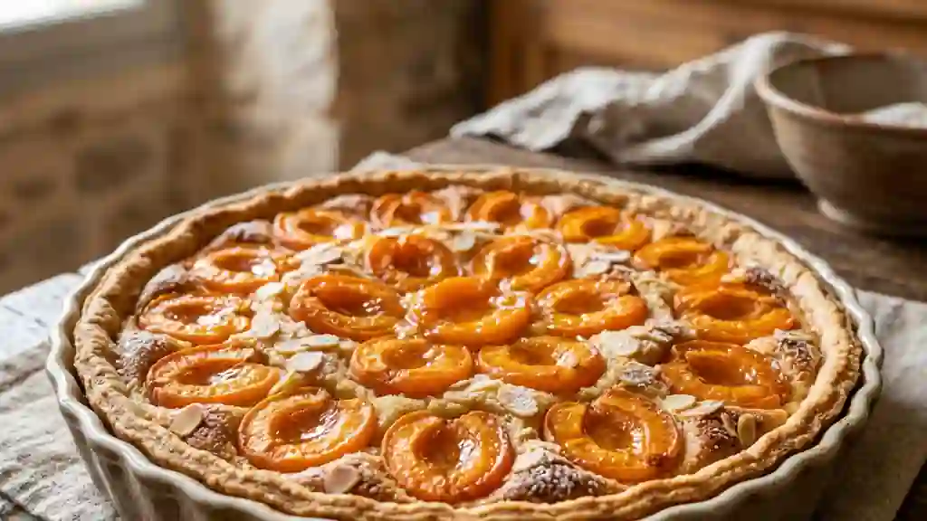 Tarte Amandine aux Abricots Fondants - Photo de présentation