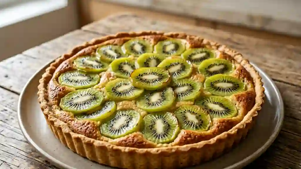 Tarte Amandine au Kiwi Fondante et Fruitée - Photo de présentation