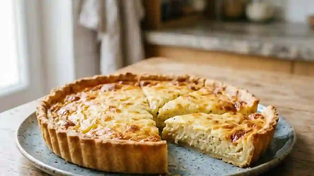 Tarte au Beaufort Fondante et Poivrée - Photo de présentation
