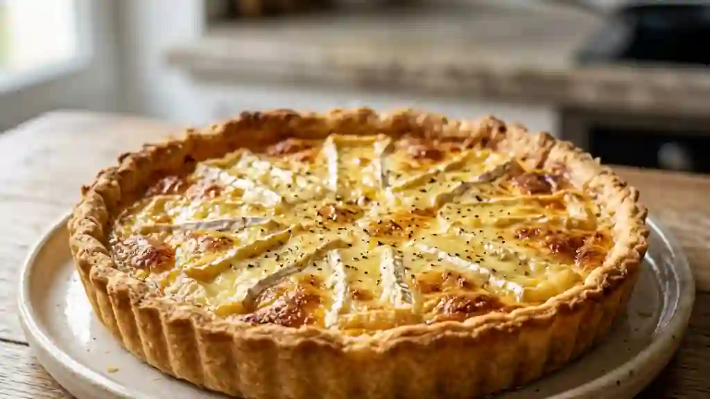 Tarte au Brie Fondante et Crémeuse - Photo de présentation