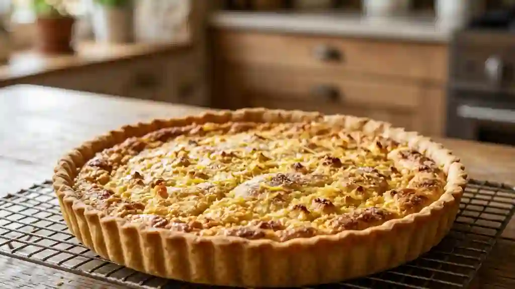Tarte fondante au brocciu et citron - Photo de présentation