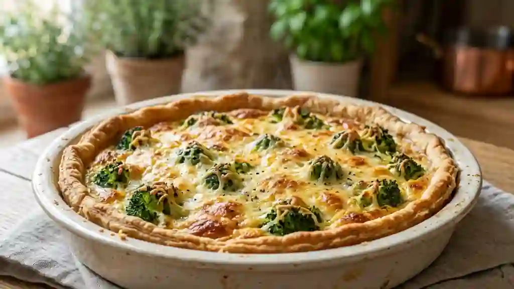 Tarte Brocoli et Fromage Fondant - Photo de présentation