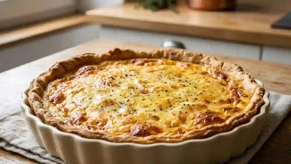 Tarte au Cantal Fondante et Dorée - Photo de présentation