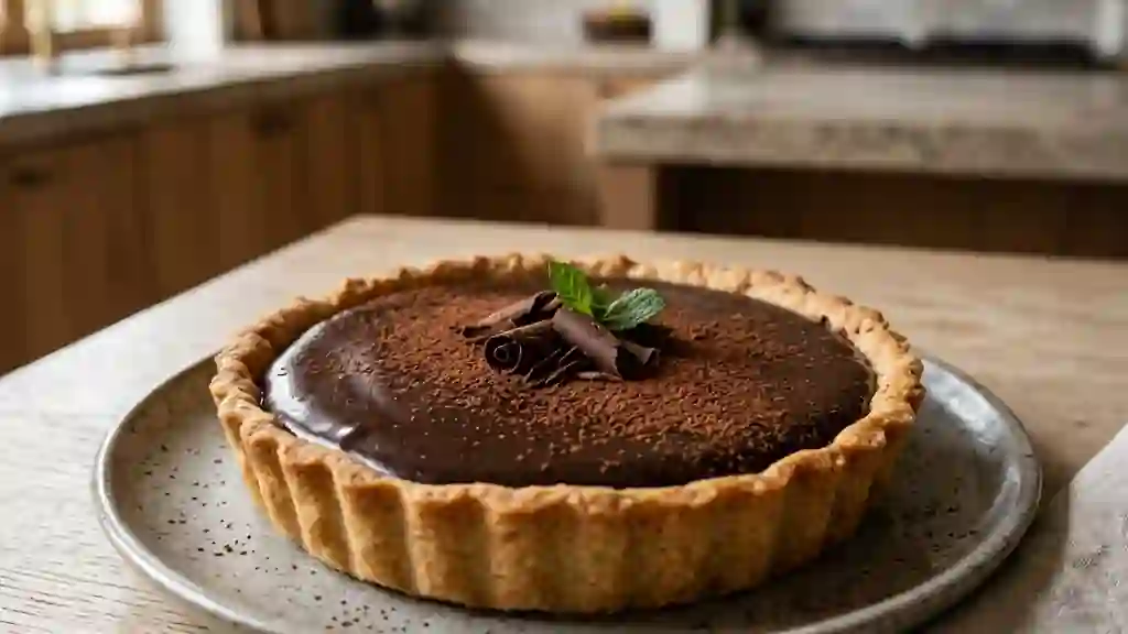 Tarte au chocolat noir intense Mère Blanc - Photo de présentation