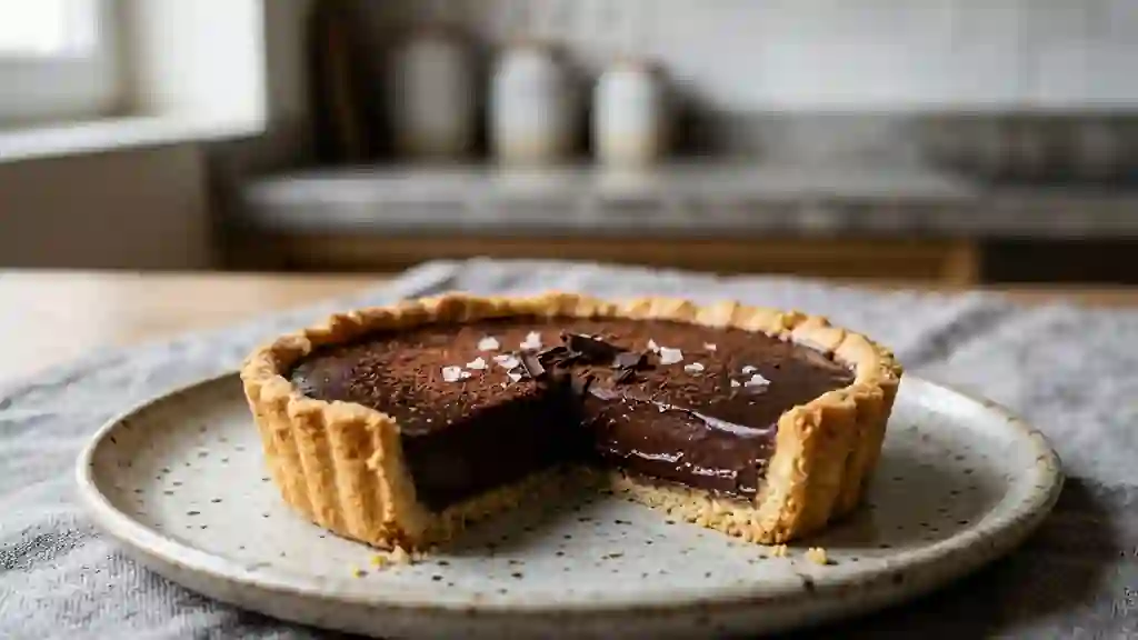 Tarte au Chocolat Noir Intense et Fondante - Photo de présentation
