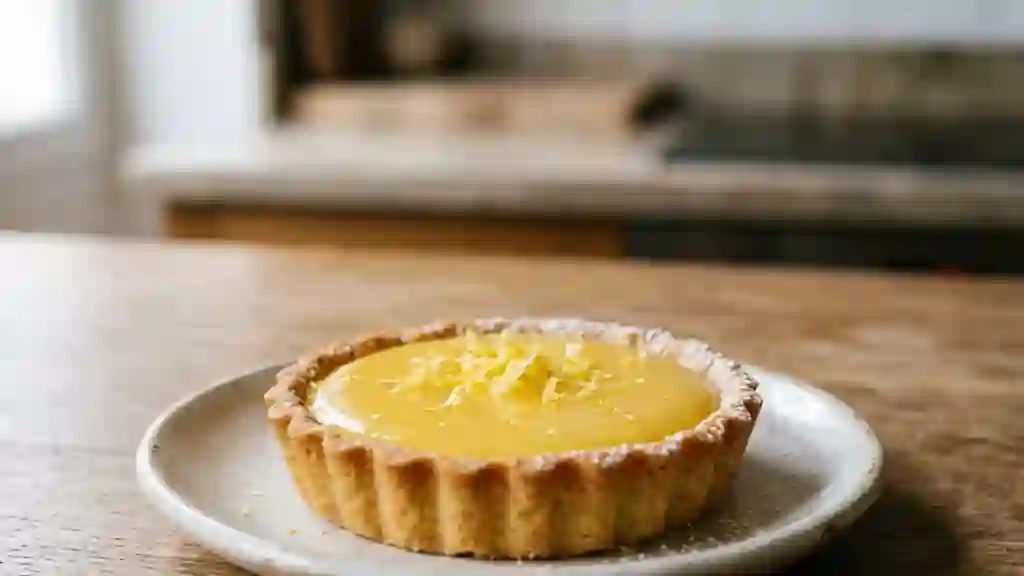 Tarte au citron fondante et acidulée - Photo de présentation