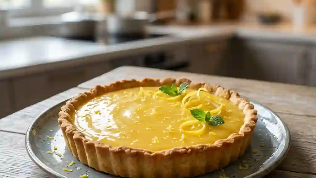 Tarte au Citron Fondante et Acidulée - Photo de présentation