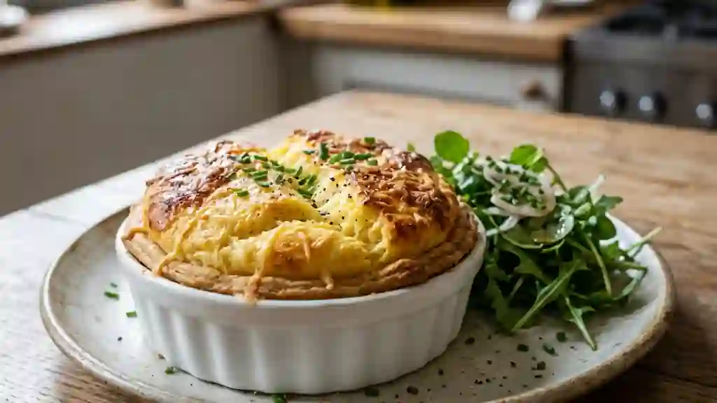 Tarte au Fromage Aérienne et Dorée - Photo de présentation