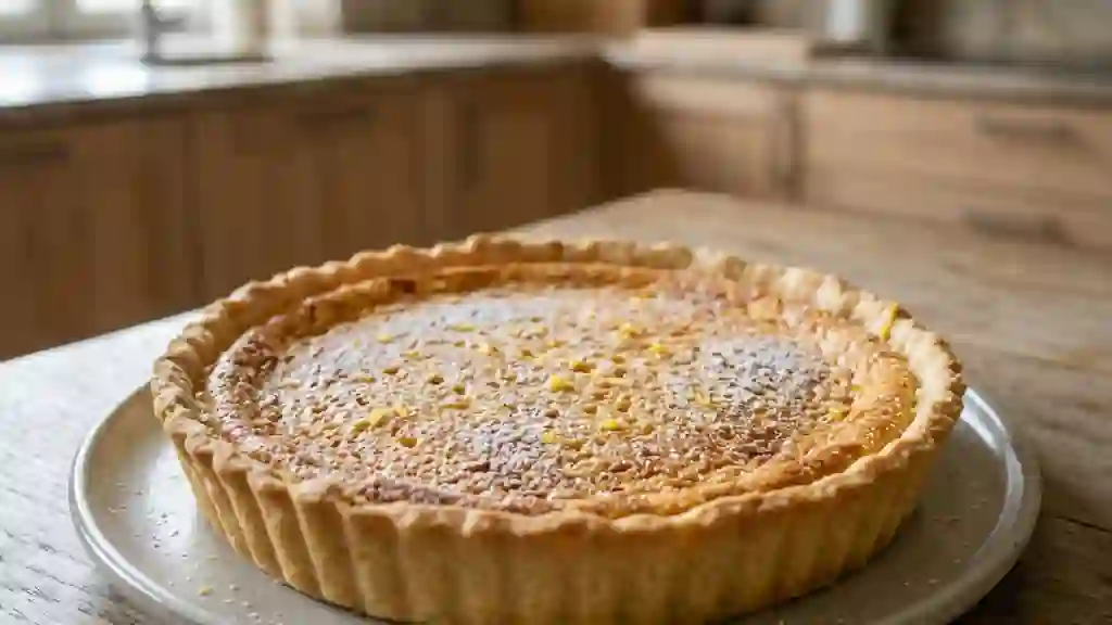 Tarte au Fromage Blanc Fondante (Käsküeche) - Photo de présentation