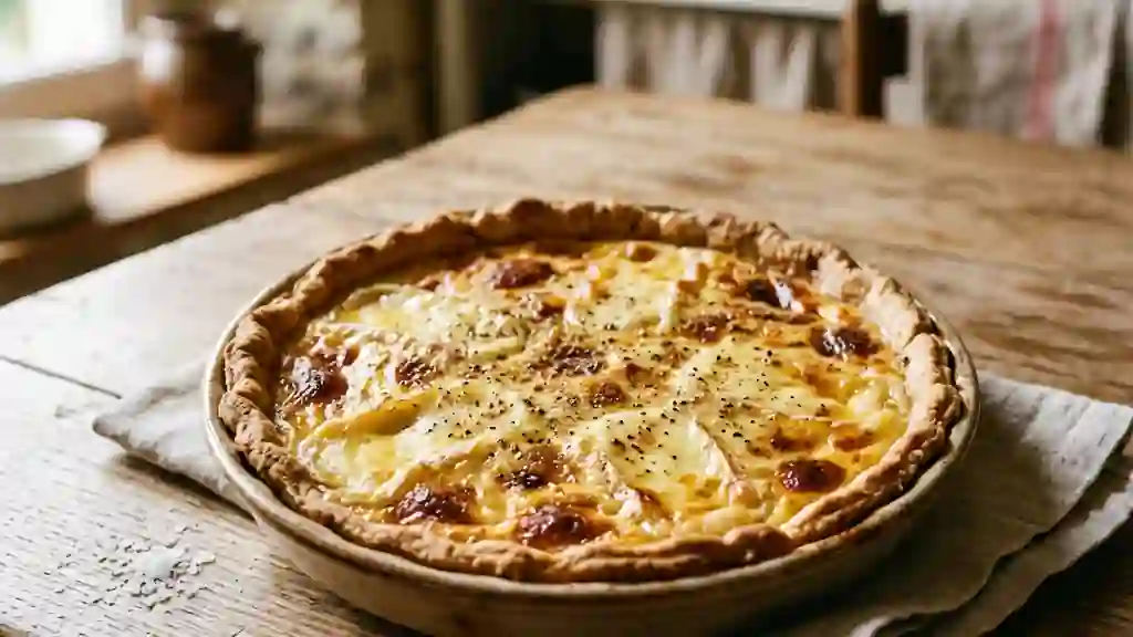 Tarte au Munster Fondante et Muscadée - Photo de présentation
