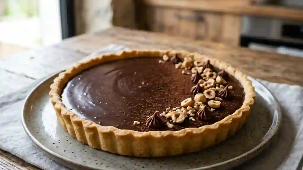 Tarte fondante au Nutella - Photo de présentation