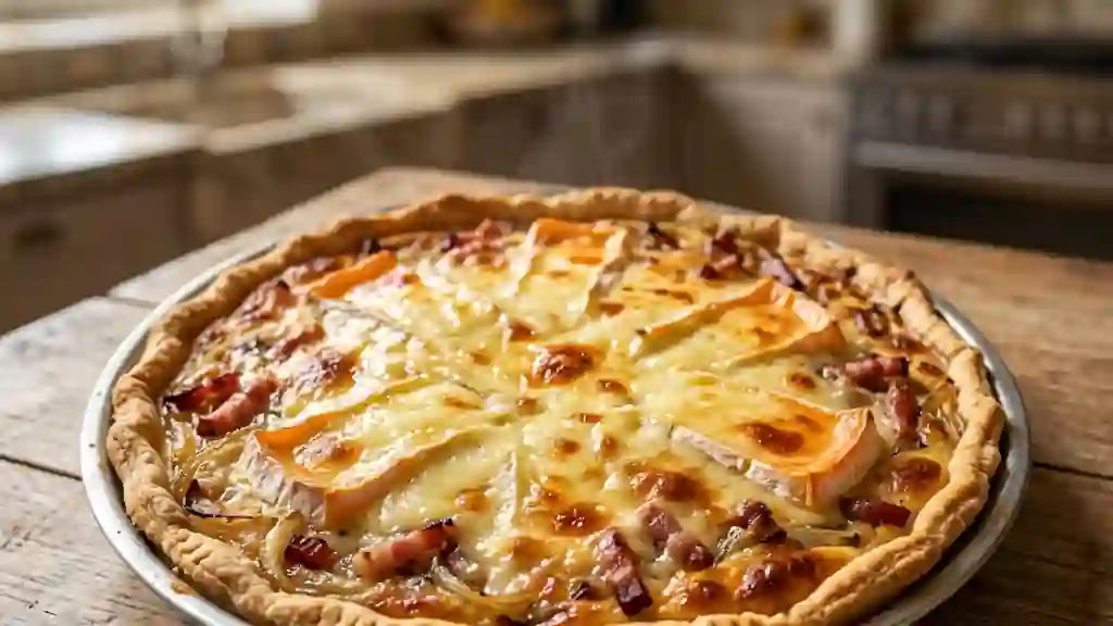 Tarte au Reblochon Fondant et Lardons - Photo de présentation