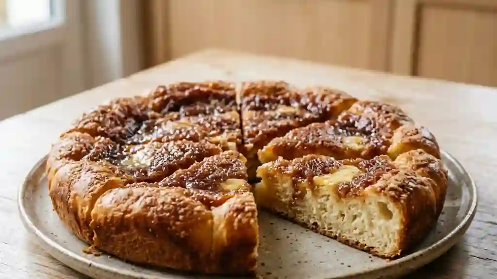 Pagnon borain : tarte au sucre moelleuse et dorée - Photo de présentation