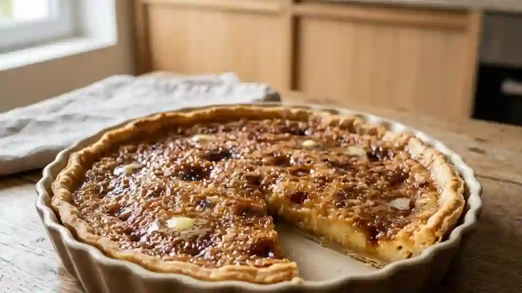 Tarte au sucre crousti-fondante - Photo de présentation