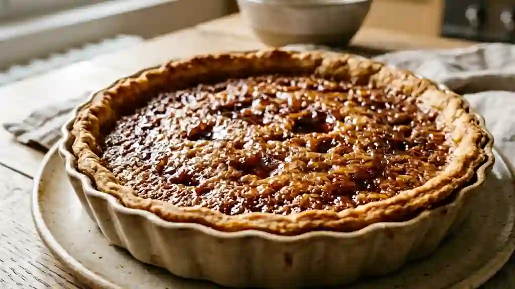 Tarte au sucre fondante à la cassonade - Photo de présentation