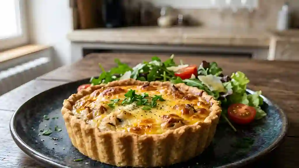 Tarte au thon fondante et croustillante - Photo de présentation