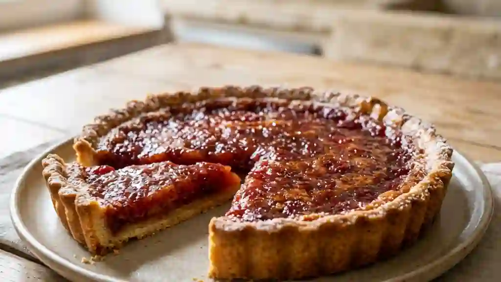 Tarte sablée croustillante à la fraise - Photo de présentation