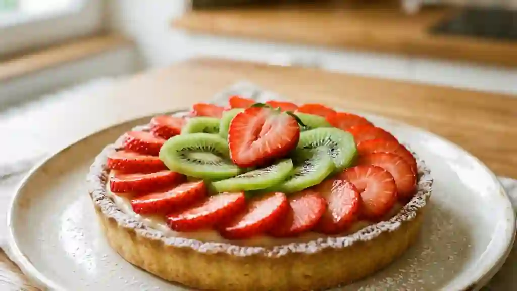 Tartelette croquante aux fruits et crème vanille - Photo de présentation