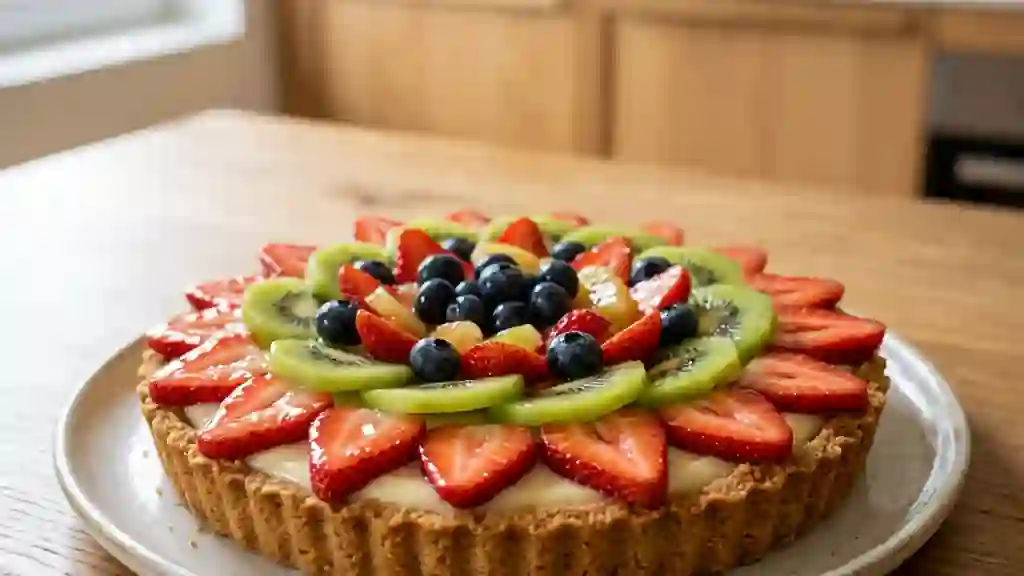 Tarte Tutti Frutti au Croquant de Petit Beurre - Photo de présentation