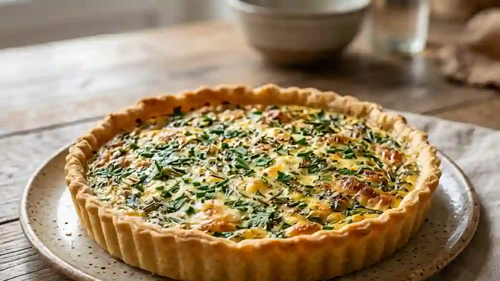 Tarte Corse Croustillante aux Herbes et Brebis - Photo de présentation