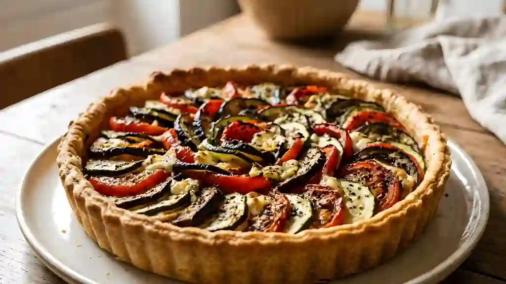 Tarte aux Légumes du Soleil et Chèvre Fondant - Photo de présentation