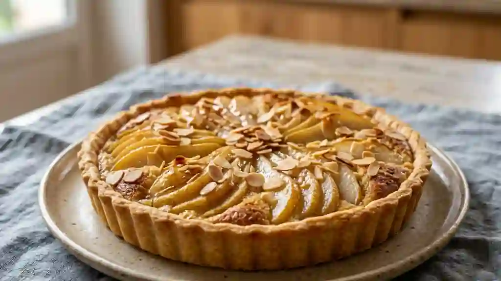 Tarte Fondante Poire Amande et Frangipane - Photo de présentation