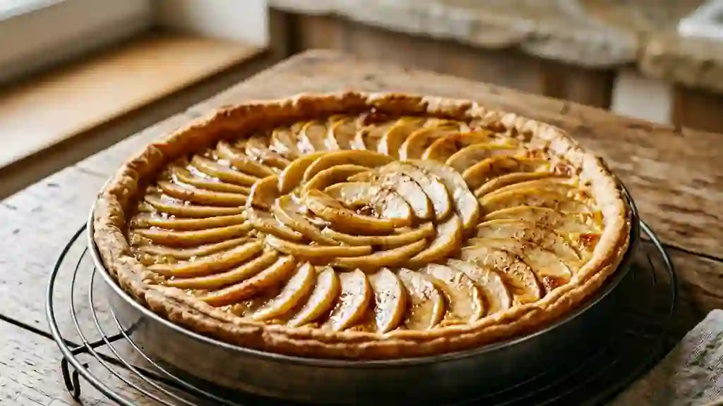 Tarte Pommes Poires Fondante et Cannelle - Photo de présentation