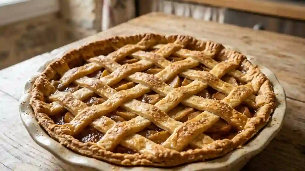 Apple Pie cannelle et pommes fondantes - Photo de présentation