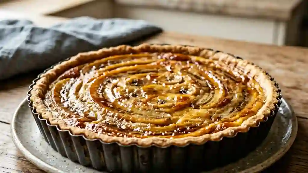 Tarte Banane Caramélisée et Vanille - Photo de présentation