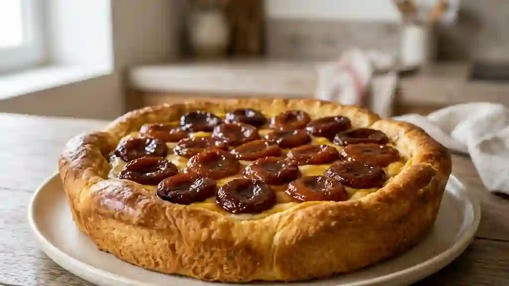Tarte briochée fondante aux abricots - Photo de présentation