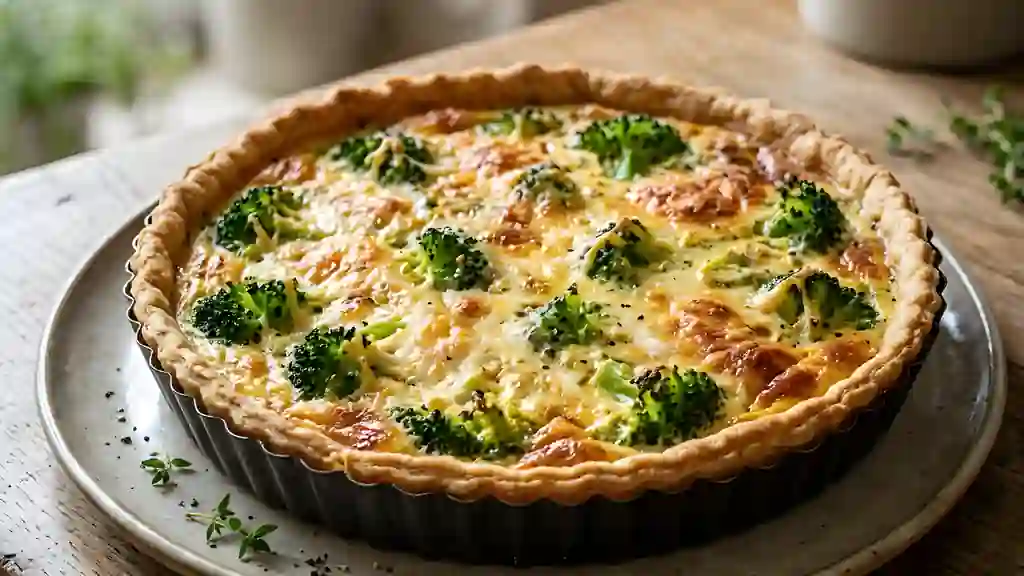 Tarte Brocoli et Moutarde de Dijon - Photo de présentation