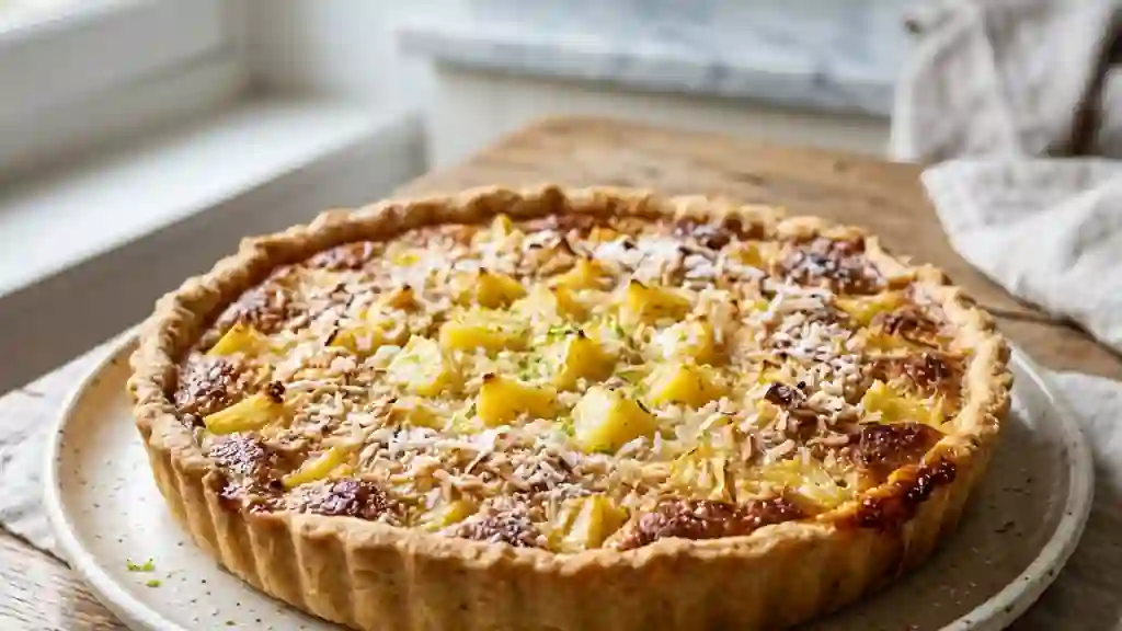 Tarte Ananas Coco Fondante et Parfumée - Photo de présentation