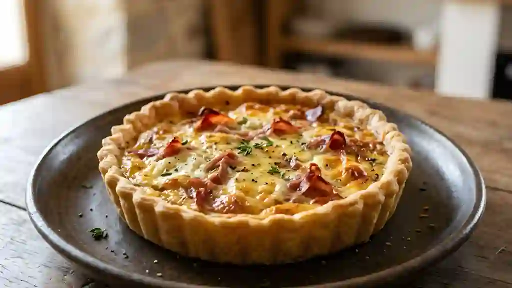 Tarte Croustillante Chèvre et Jambon de Bayonne - Photo de présentation