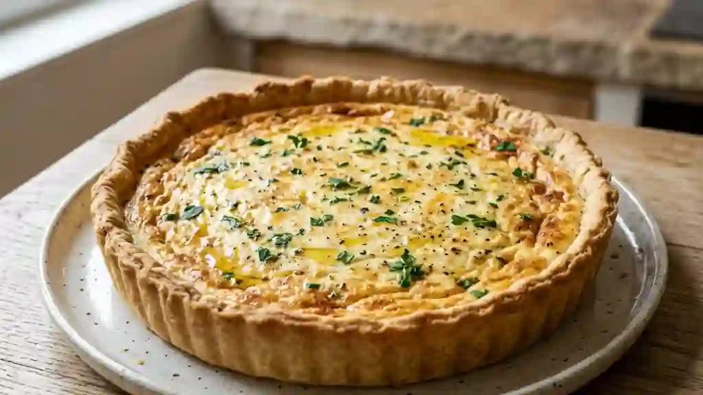 Tarte Fondante à la Brousse et Persillade - Photo de présentation