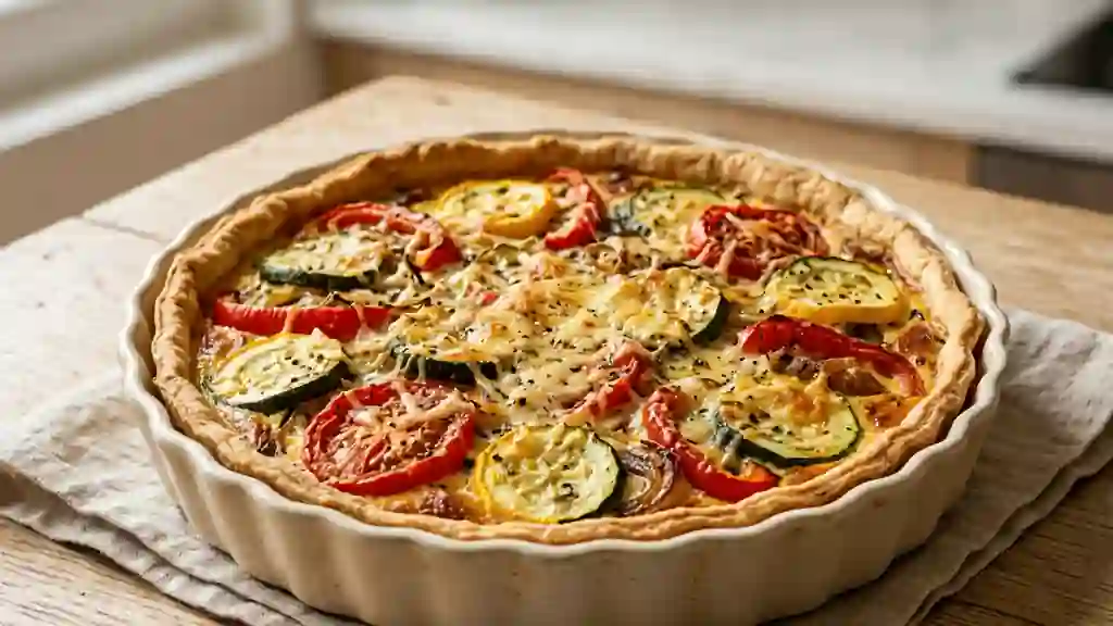 Tarte d'été fondante et gratinée - Photo de présentation
