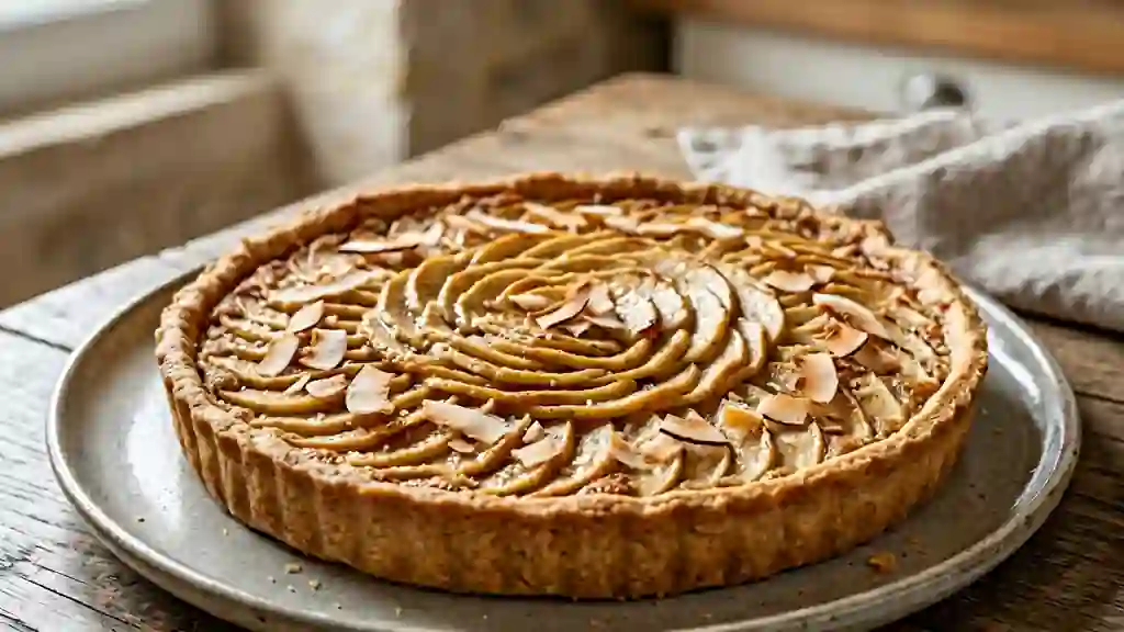 Tarte Pomme Coco au Lait de Coco Onctueux - Photo de présentation