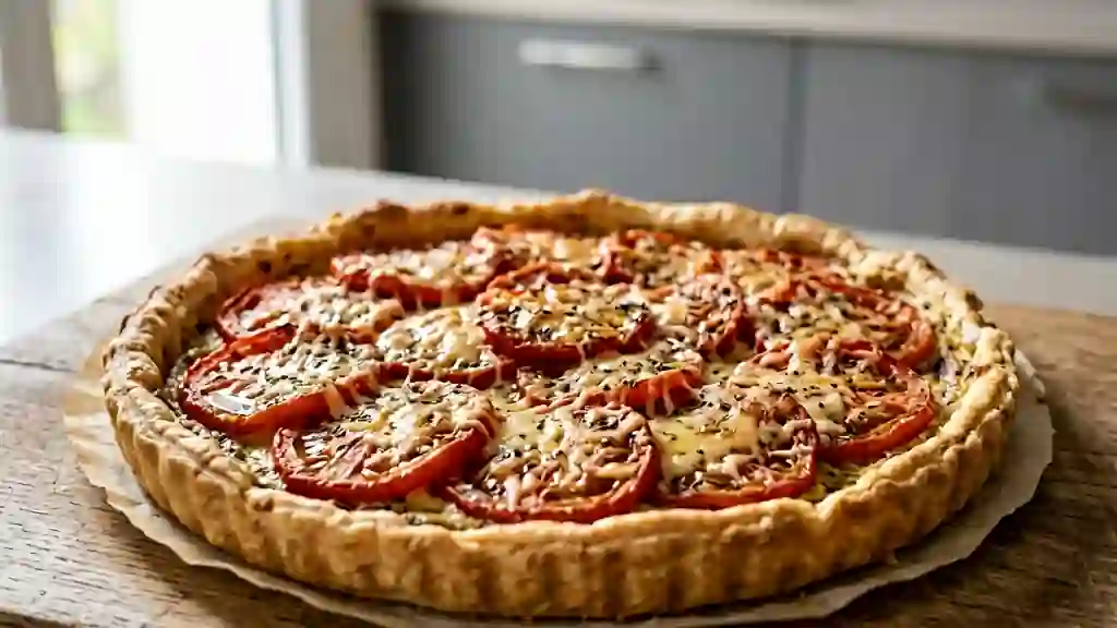Tarte Tomate Moutarde Croustillante - Photo de présentation