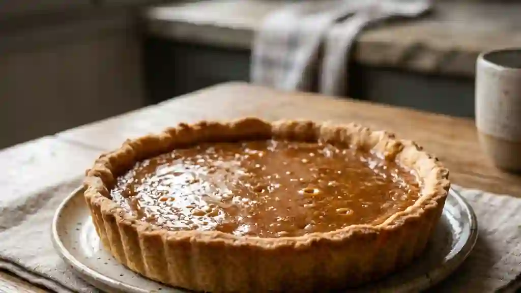 Tarte fondante au Carambar et caramel - Photo de présentation