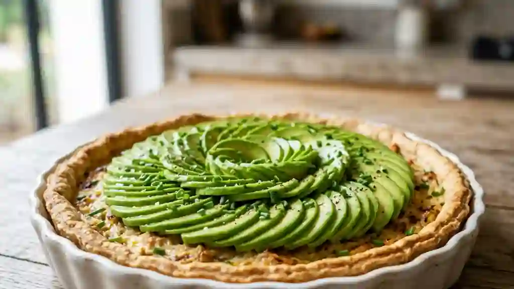 Tarte Crabe et Avocat, Fondante et Citronnée - Photo de présentation