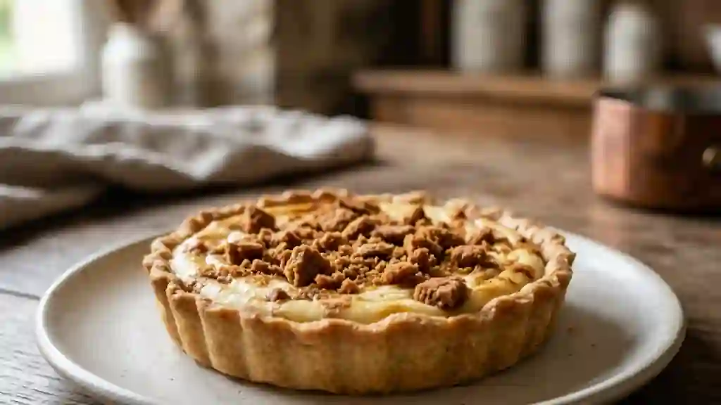 Tarte Fondante au Fromage Blanc et Spéculoos - Photo de présentation