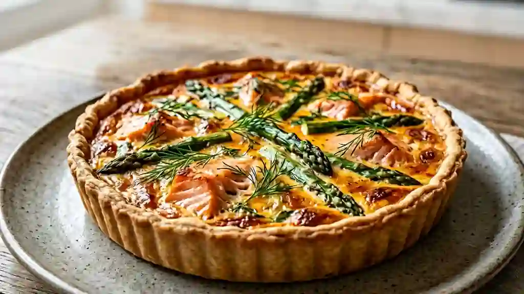 Tarte au saumon fumé et bisque de homard - Photo de présentation