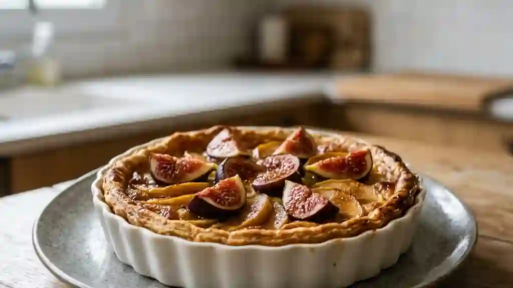 Tarte Figues et Pommes Caramélisées - Photo de présentation