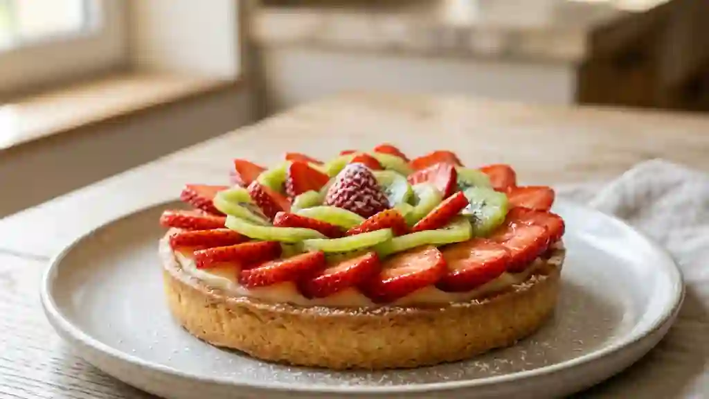 Tarte Fraises Kiwis et sa Crème Fondante - Photo de présentation