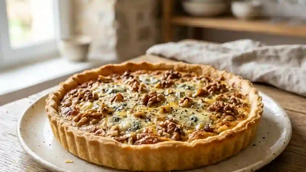 Tarte Noix et Roquefort Intense et Croquante - Photo de présentation